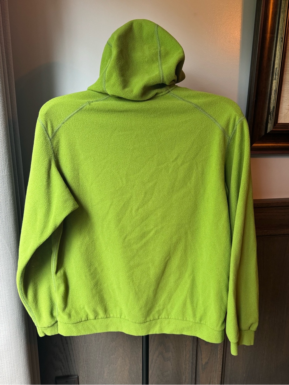 Patagonia Kids Lime Green Full-Zip Fleece Hoodie XL - Picture 5 of 8